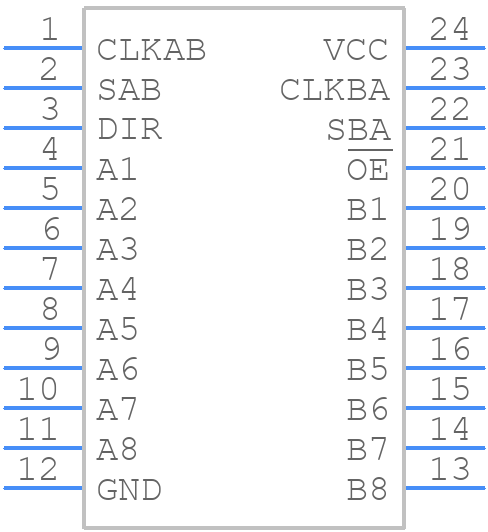 SN74ABT646ADW - Texas Instruments - PCB symbol