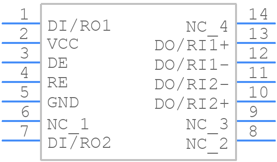 DS36C200M/NOPB - Texas Instruments - PCB symbol