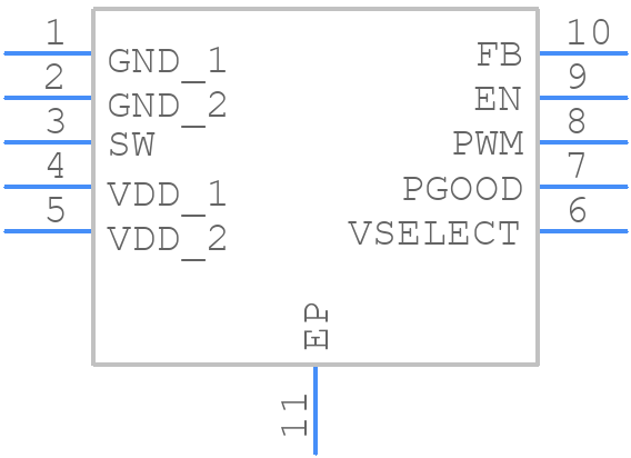 LM3678SDE-1.2/NOPB - Texas Instruments - PCB symbol