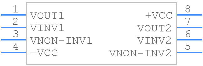 LMH6715MAX/NOPB - Texas Instruments - PCB symbol