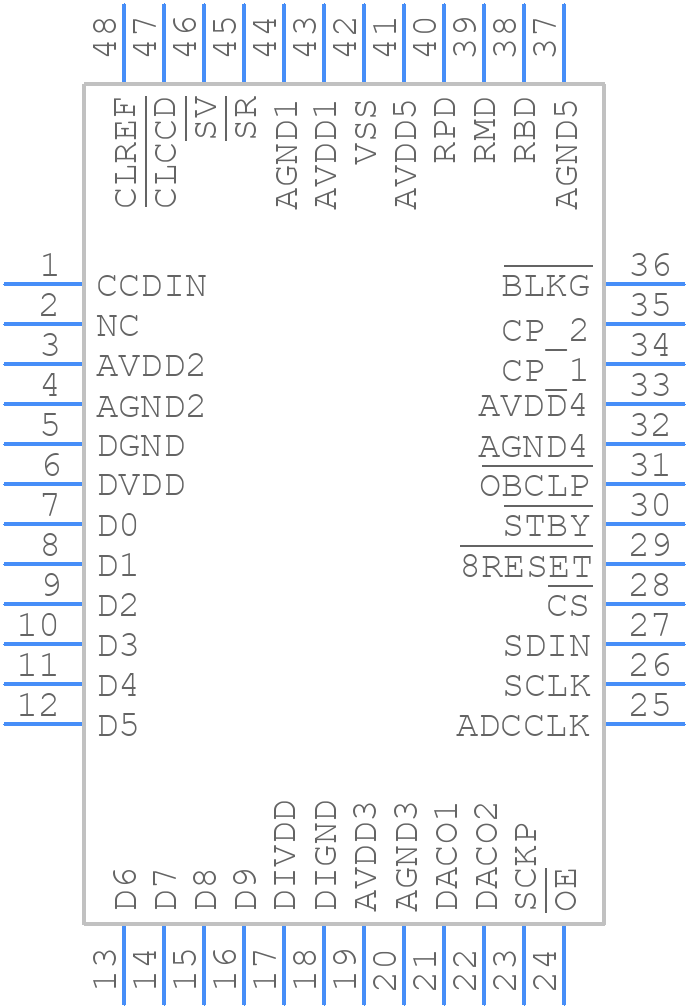 TLV990-28PFB - Texas Instruments - PCB symbol