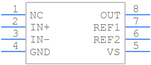 INA240PMPWTPSEP - Texas Instruments - PCB symbol