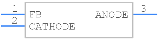 LM4041BIDBZT - Texas Instruments - PCB symbol