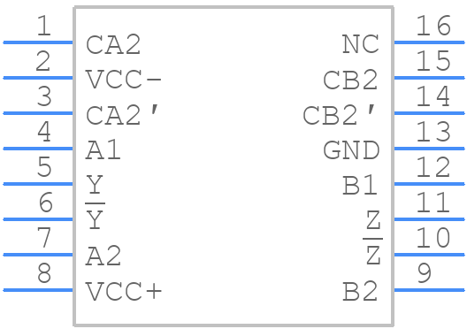 TL441CN - Texas Instruments - PCB symbol