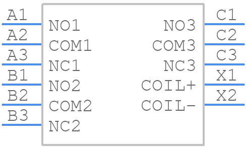 ES310E1AD - TE Connectivity - PCB symbol