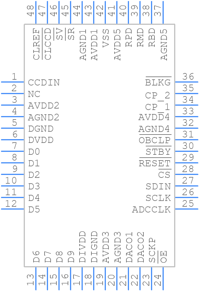 TLV990-40PFB - Texas Instruments - PCB symbol