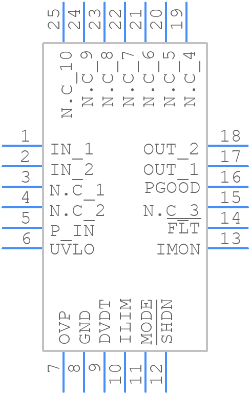 TPS16630RGET - Texas Instruments - PCB symbol