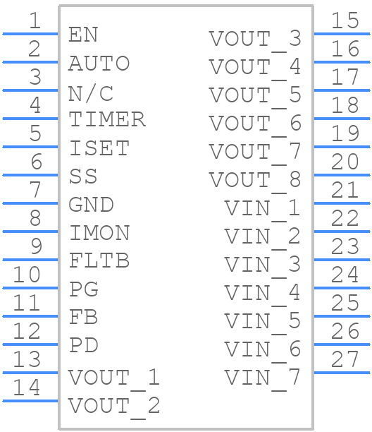 MP5061GQV-Z - Monolithic Power Systems (MPS) - PCB symbol