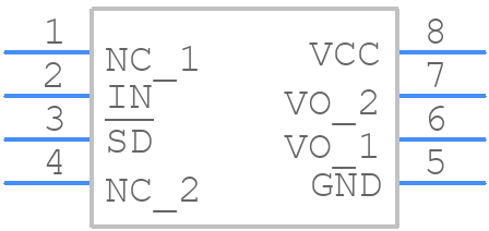 U1001A - UNI-SEMI - PCB symbol