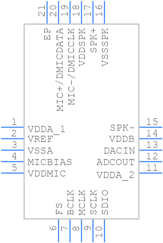 NAU88L11YG - Nuvoton - PCB symbol