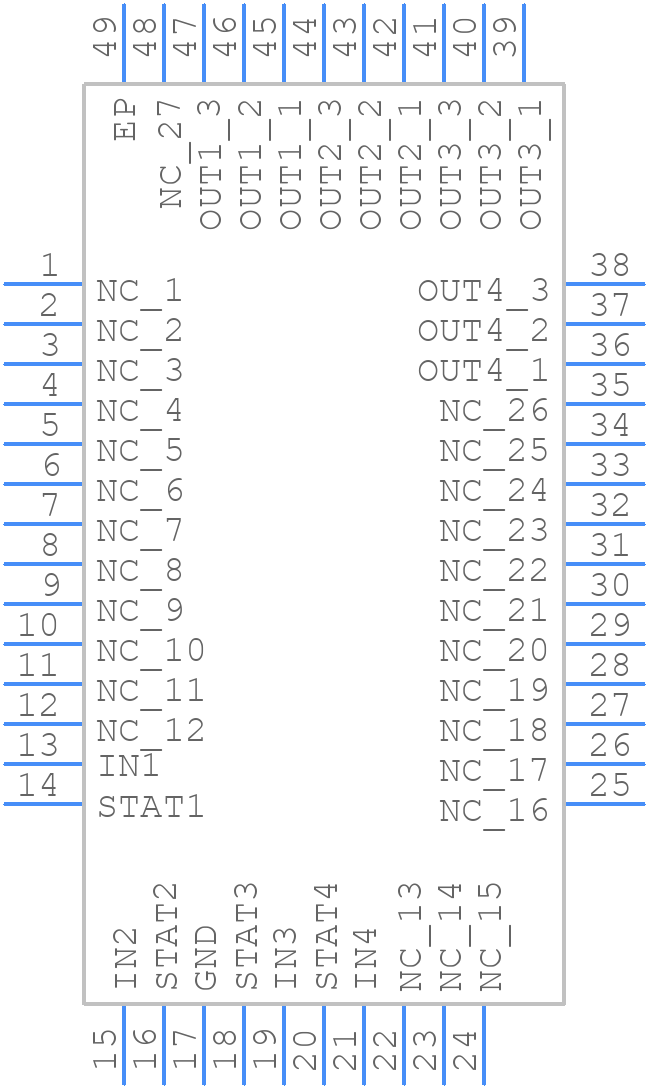 IPS4140HQ-1 - STMicroelectronics - PCB symbol