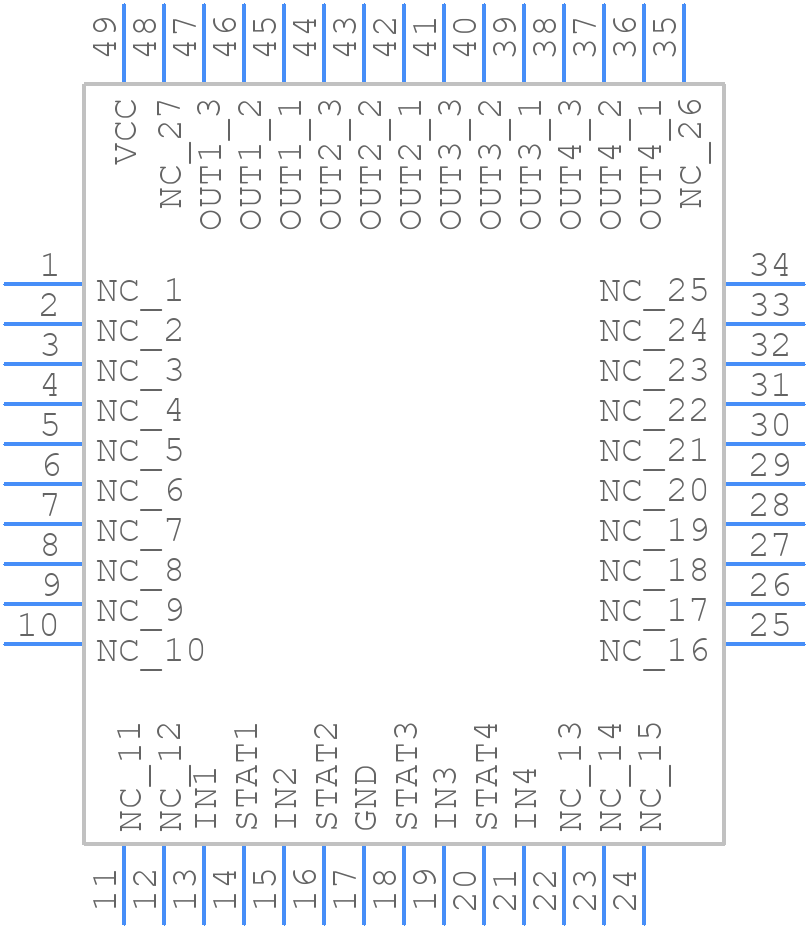 IPS4140HQ - STMicroelectronics - PCB symbol