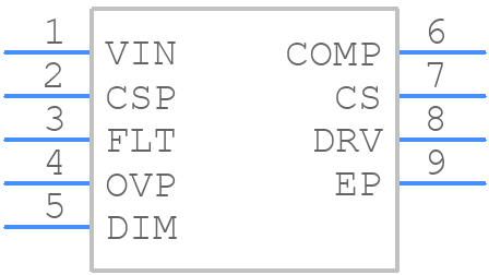 AL8866QSP-13 - Diodes Incorporated - PCB symbol