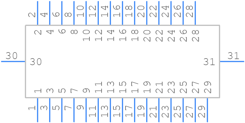 10061122-291320HLF - Amphenol - PCB symbol