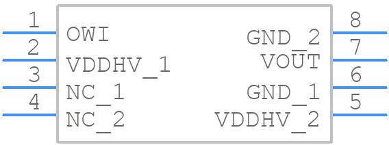 NSPAS3M - NOVOSENSE - PCB symbol