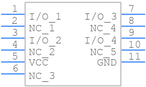 PLR3304-LF-T73 - ProTek Devices - PCB symbol