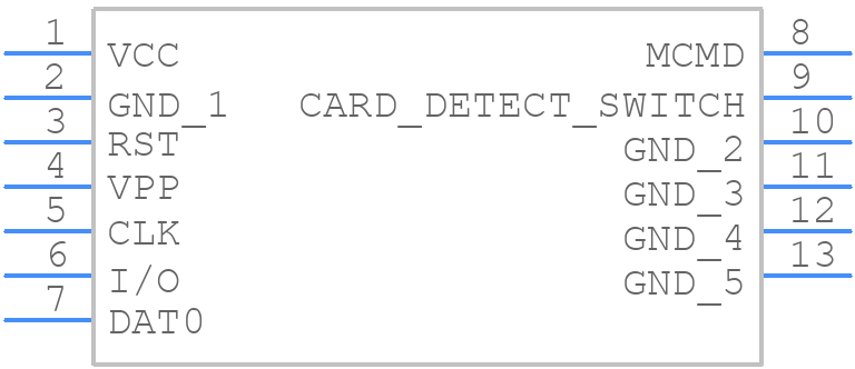 SMP11-S1S1-2000-A - XFCN - PCB symbol