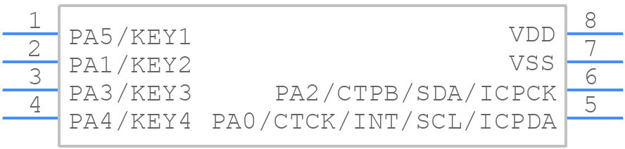 BS83B04C - Holtek - PCB symbol