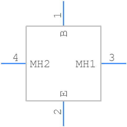 MP1613 - GPD OPTOELECTRONICS CORP - PCB symbol