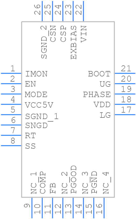 ISL81100FRTZ-T - Renesas Electronics - PCB symbol