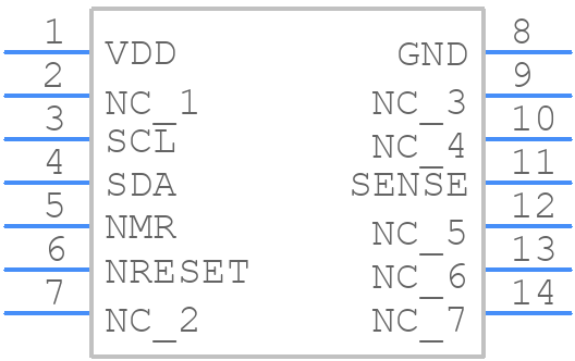 SLG7SV47663V - Renesas Electronics - PCB symbol