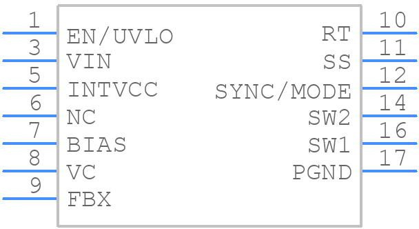 LT8361HMSE#WPBF - Analog Devices - PCB symbol
