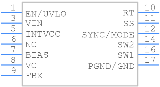 LT8362HMSE#WPBF - Analog Devices - PCB symbol