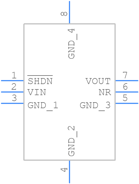 LTC6655LNBHLS8-2.5#PBF - Analog Devices - PCB symbol