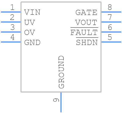 LTC4367HDD-1#WTRPBF - Analog Devices - PCB symbol