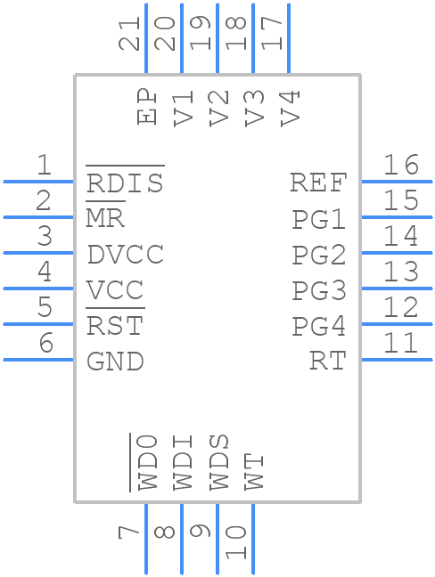LTC2964CUDC#TRPBF - Analog Devices - PCB symbol