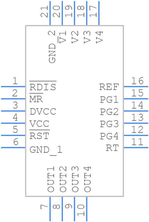 LTC2964HUDC#TRPBF - Analog Devices - PCB symbol
