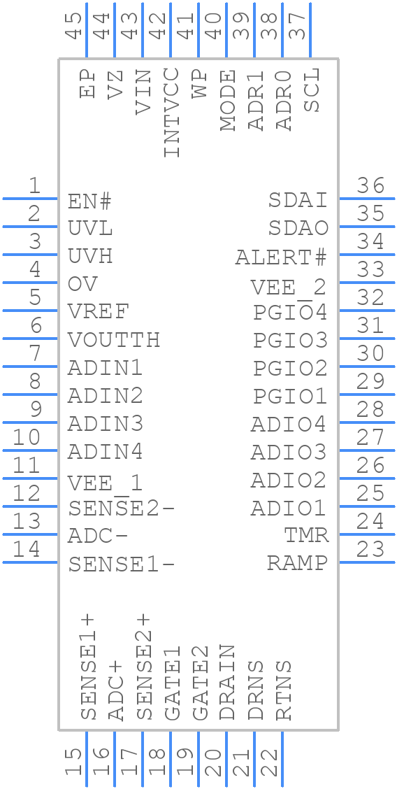 LTC4284HUHG#TRPBF - Analog Devices - PCB symbol