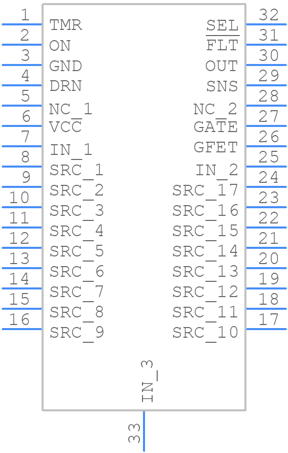 LTC4381ADKE-4#PBF - Analog Devices - PCB symbol