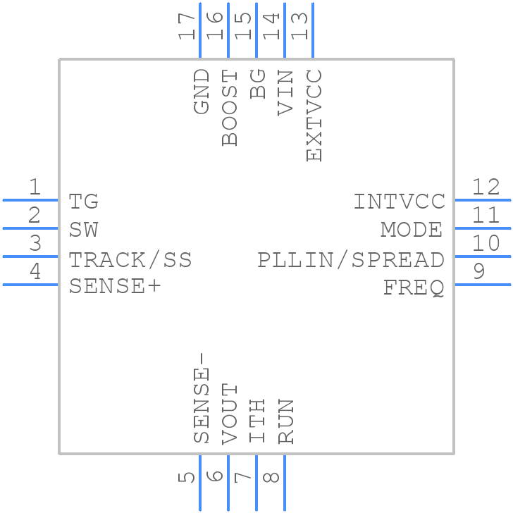LTC7803RUD-3.3#PBF - Analog Devices - PCB symbol