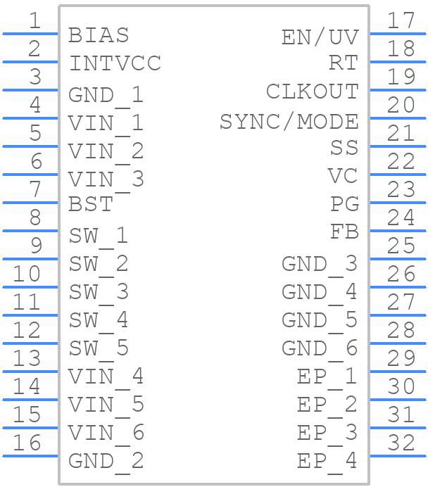 LT8642SIV#TRPBF - Analog Devices - PCB symbol