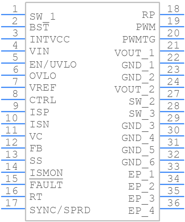 LT8386JV#WPBF - Analog Devices - PCB symbol