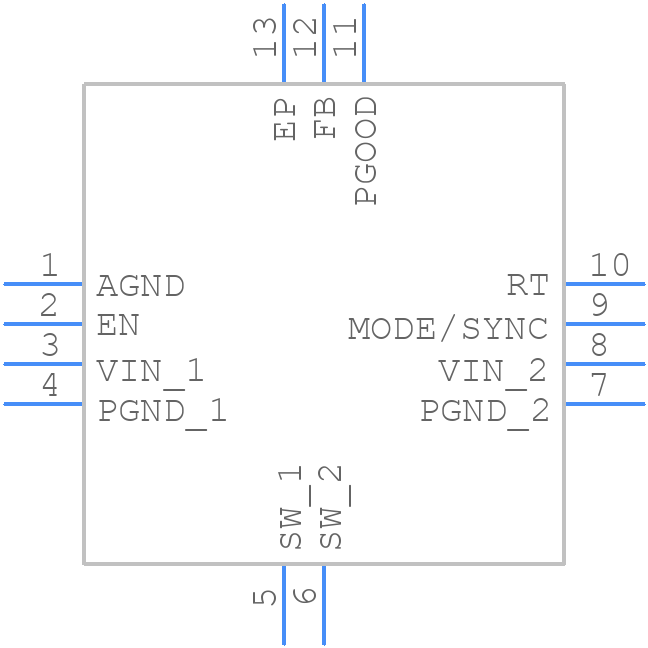 LTC3309BEV#WTRPBF - Analog Devices - PCB symbol