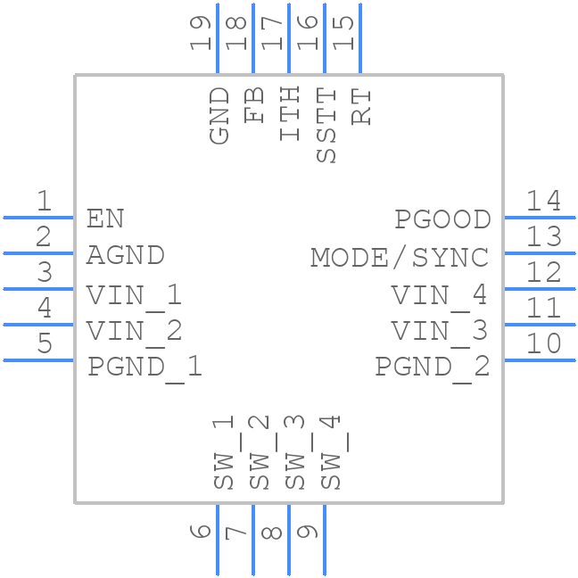 LTC3311SIV#WPBF - Analog Devices - PCB symbol