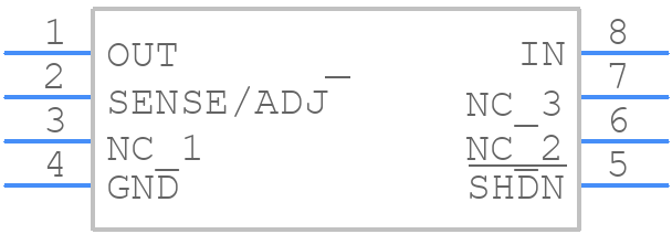 LT1521CMS8-3#TRPBF - Analog Devices - PCB symbol