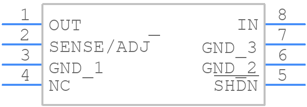 LT1521CS8-3.3#TRPBF - Analog Devices - PCB symbol