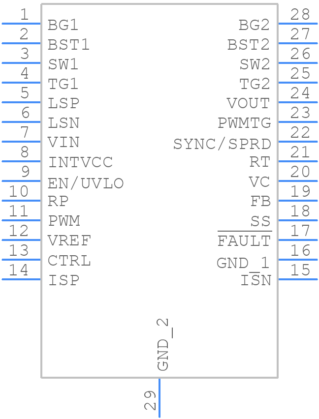 LT8393HFE#WPBF - Analog Devices - PCB symbol