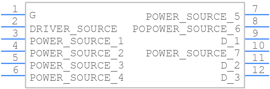 STO65N045M9 - STMicroelectronics - PCB symbol