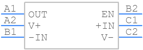 OPA392YBJR - Texas Instruments - PCB symbol