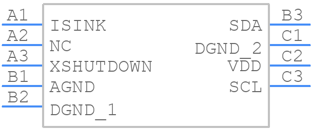 AD5821ABCBZ-REEL7 - Analog Devices - PCB symbol