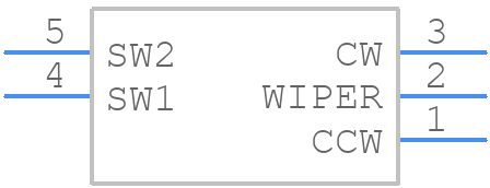 P091S-2EC20BR100K - TT Electronics - PCB symbol