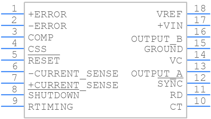 UC2526ADWG4 - Texas Instruments - PCB symbol