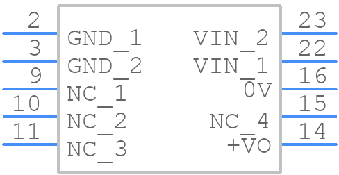 WRF2415P-3WR2 - Mornsun Power - PCB symbol