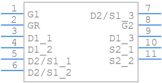 FDMD8580 - onsemi - PCB symbol