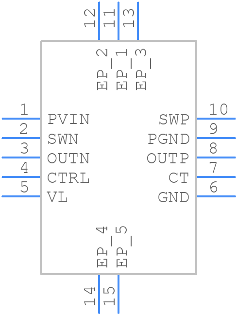 TPS65138ADRCR - Texas Instruments - PCB symbol