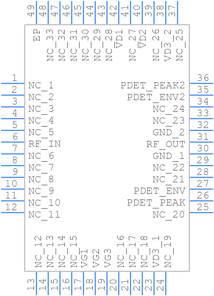 MAAP-010150-TR0500 - MACOM - PCB symbol